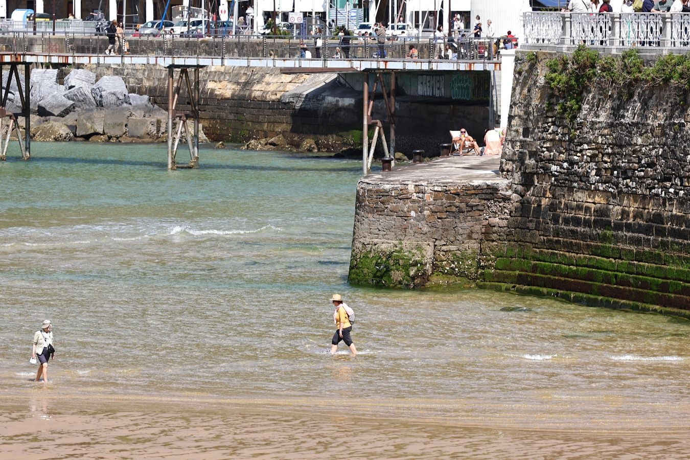 Ni un alfiler en el paseo de La Concha