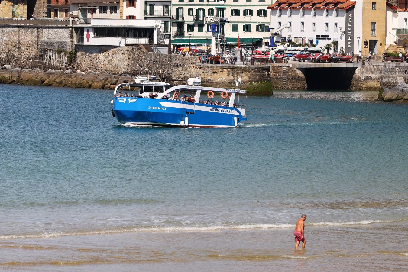 Ni un alfiler en el paseo de La Concha