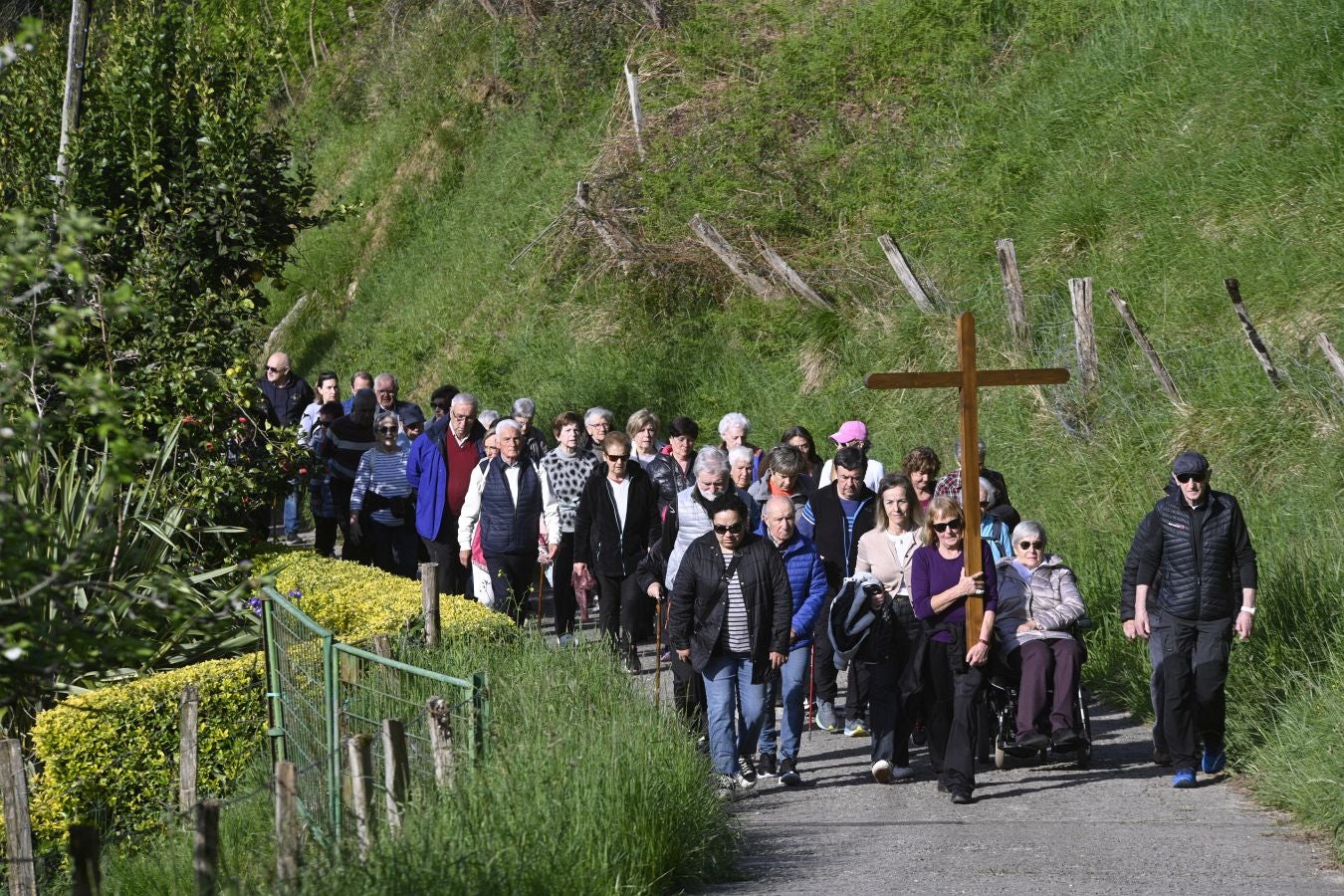 Via Crucis al monte Santa Bárbara de Hernani