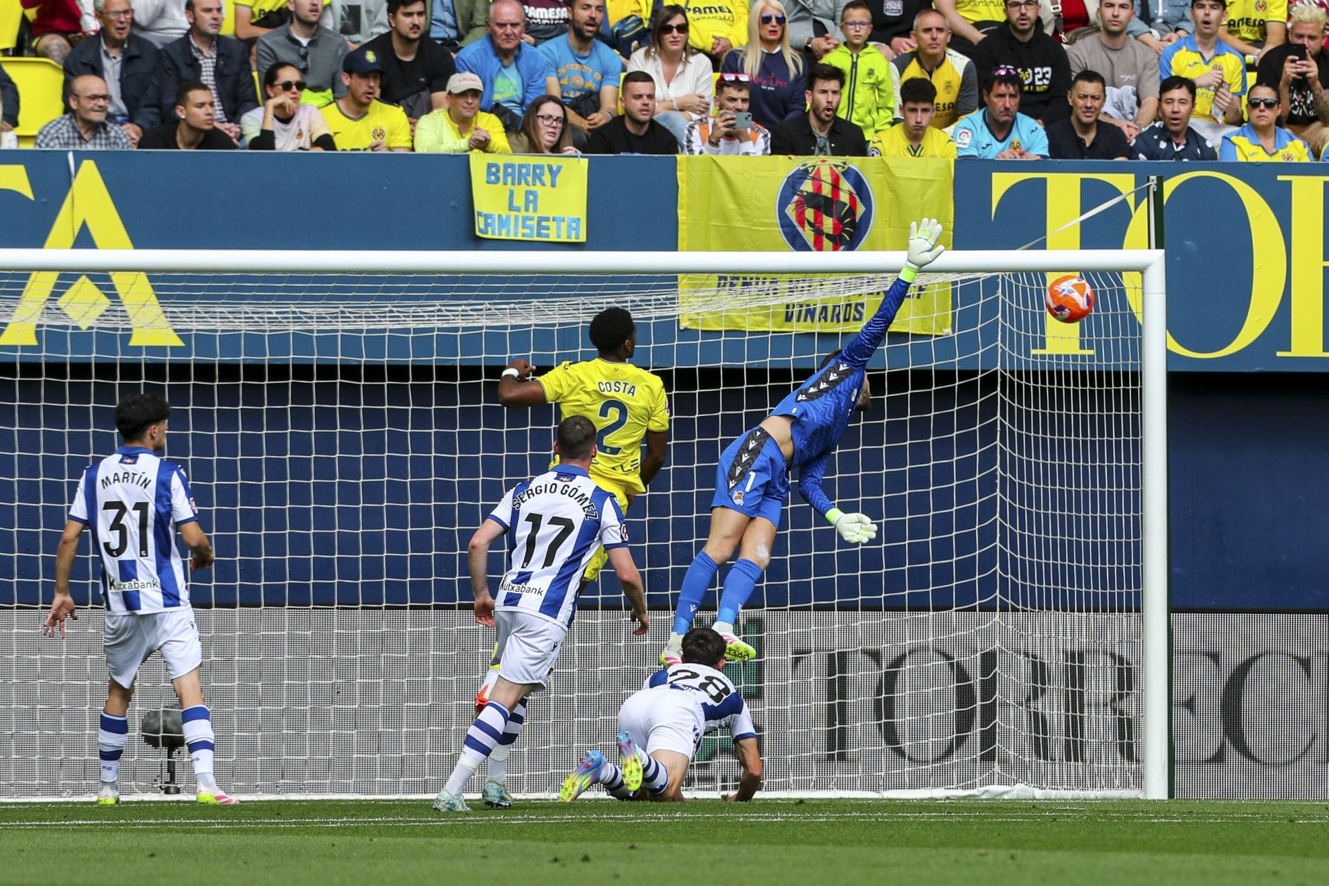 El Villarreal - Real Sociedad, en imágenes