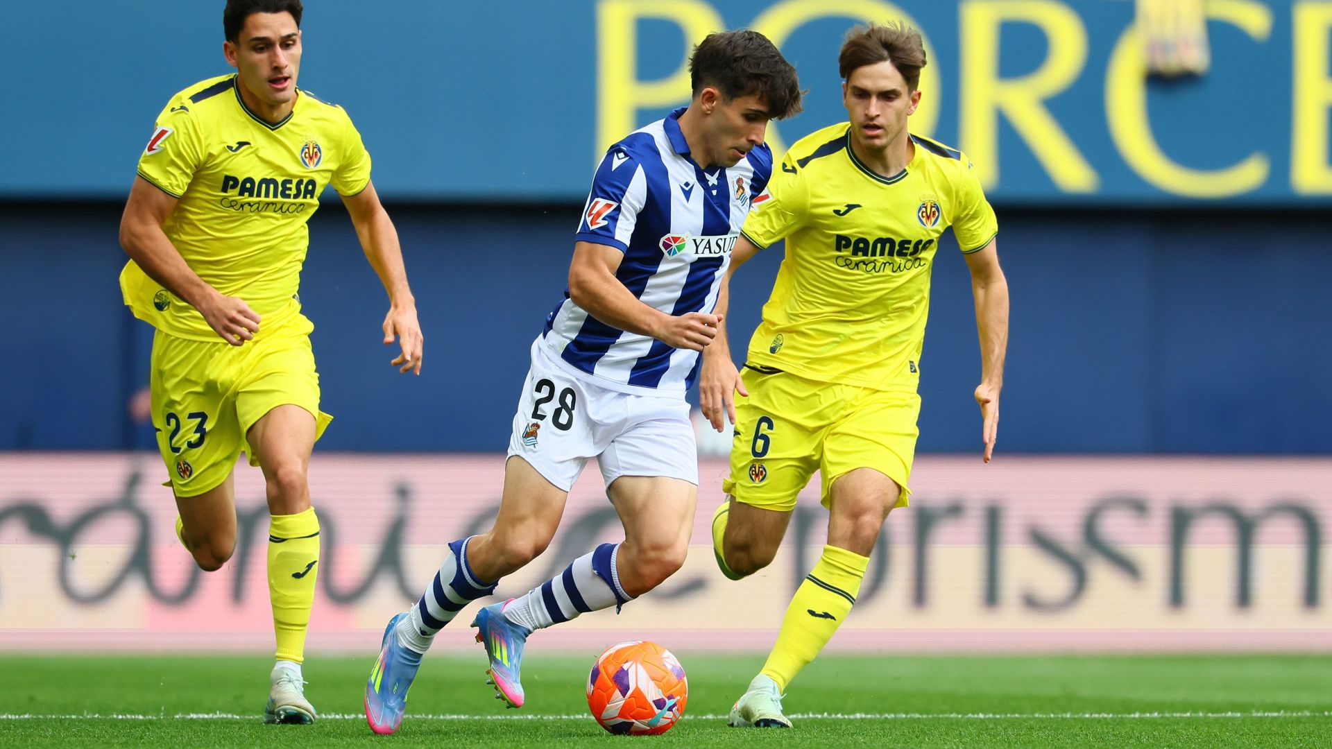 El Villarreal - Real Sociedad, en imágenes