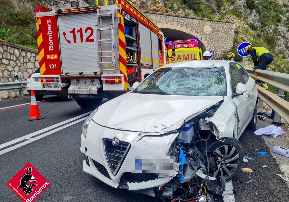 El conductor que atropelló al guipuzcoano en Calpe, detenido a la espera del resultado del control de drogas