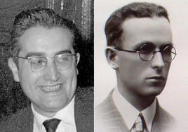 Gabriel Aresti eta Esteban Urkiaga 'Lauaxeta'.
