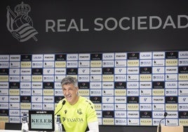 Imanol Alguacil, en su comparecencia de este martes