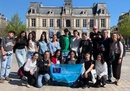 Batxilergoko ikasleak Poitiers-en izandako esperientzian.