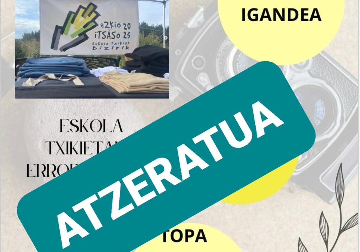 Iganderako aurreikusita zegoen bigarren eskuko merkatua atzeratu egin da
