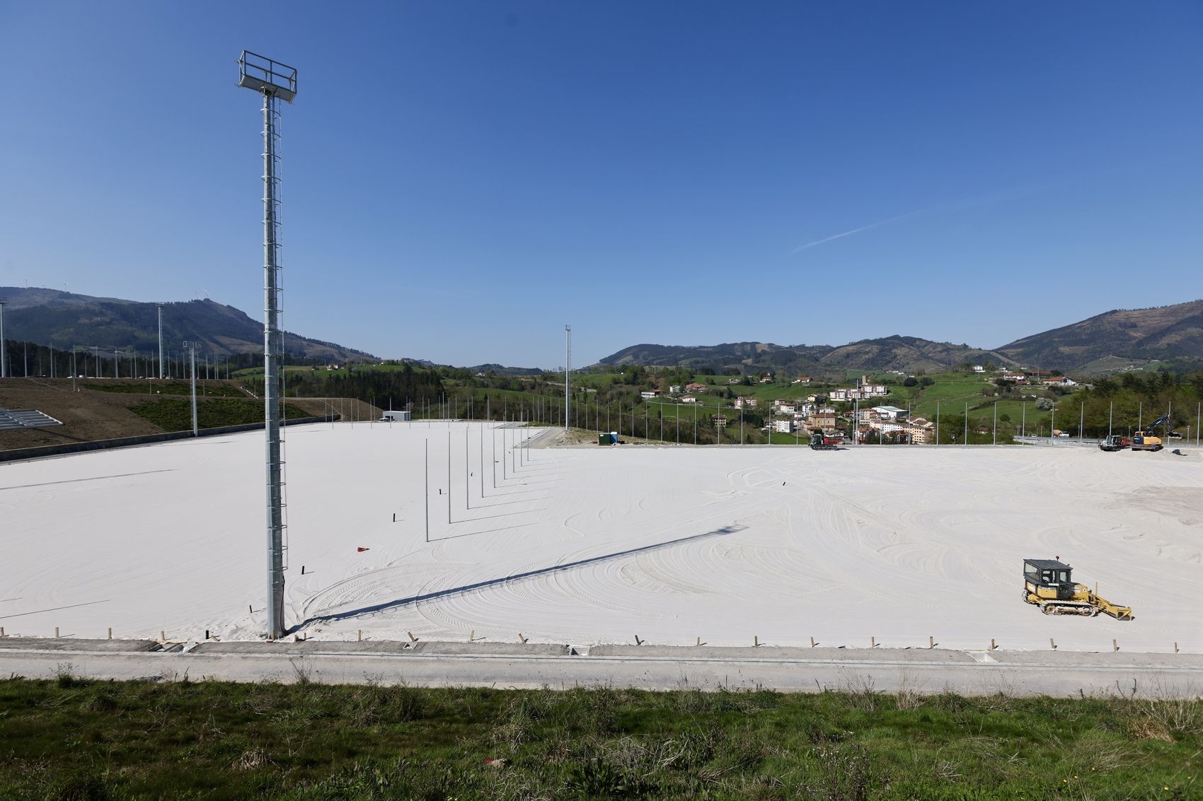 La ciudad deportiva de Areitio va tomando forma