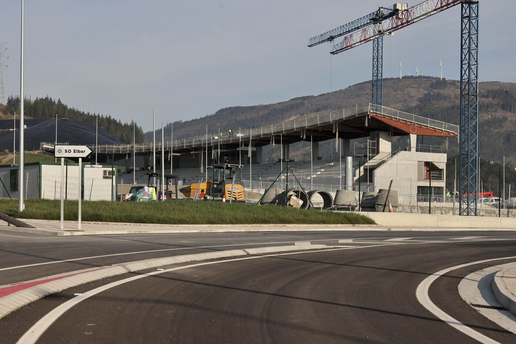 La ciudad deportiva de Areitio va tomando forma