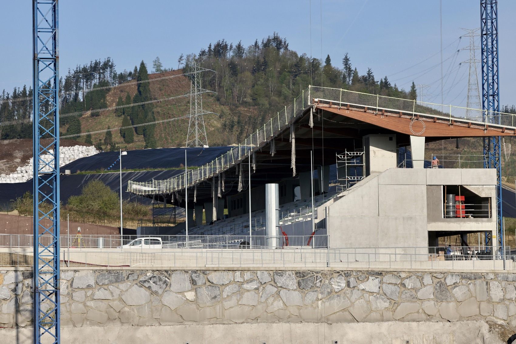 La ciudad deportiva de Areitio va tomando forma