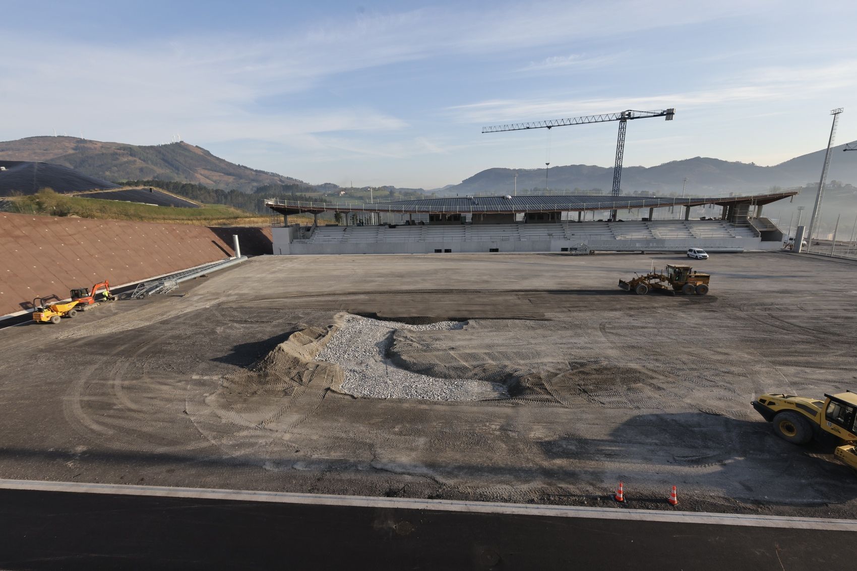 La ciudad deportiva de Areitio va tomando forma