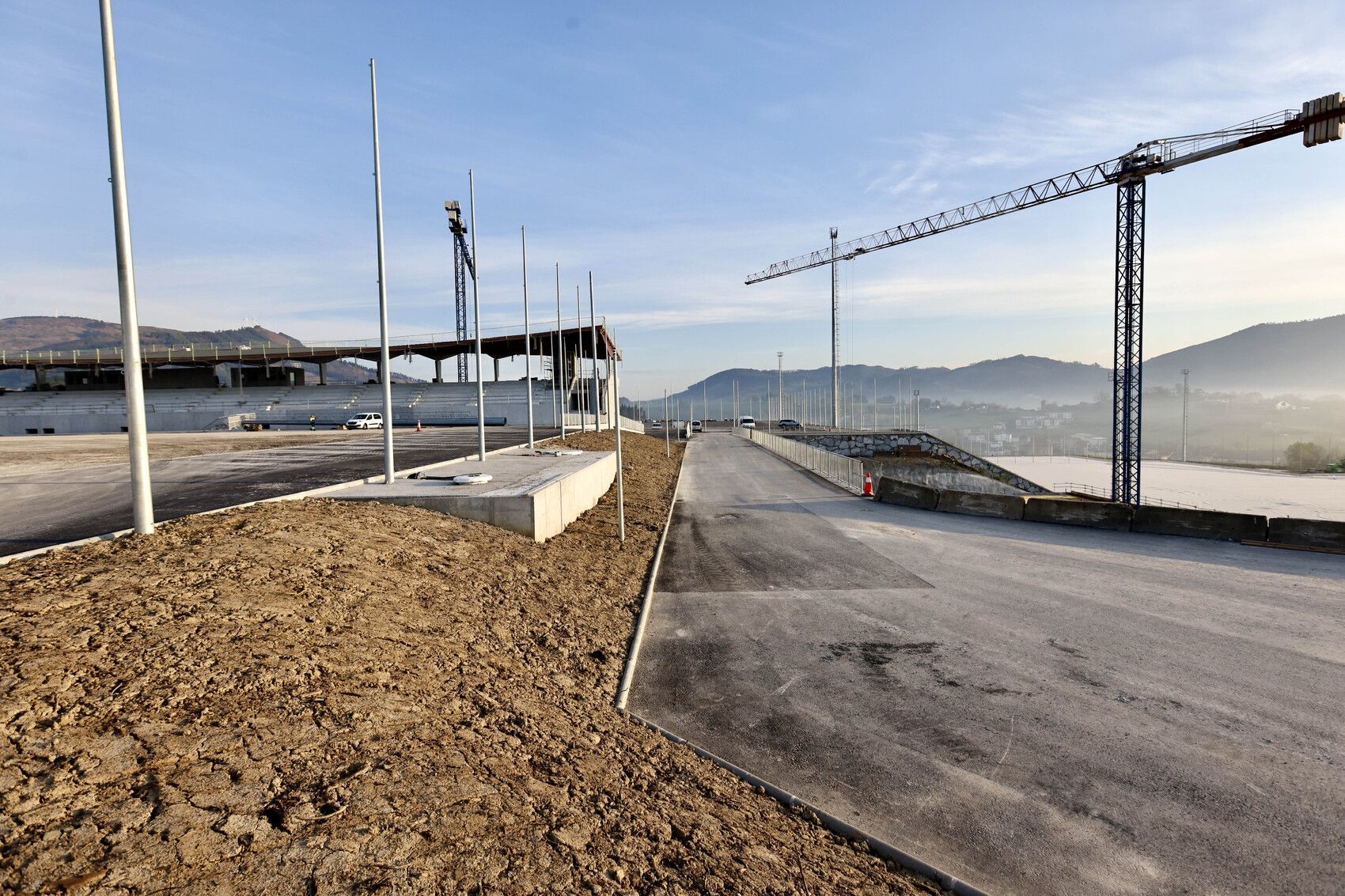 La ciudad deportiva de Areitio va tomando forma