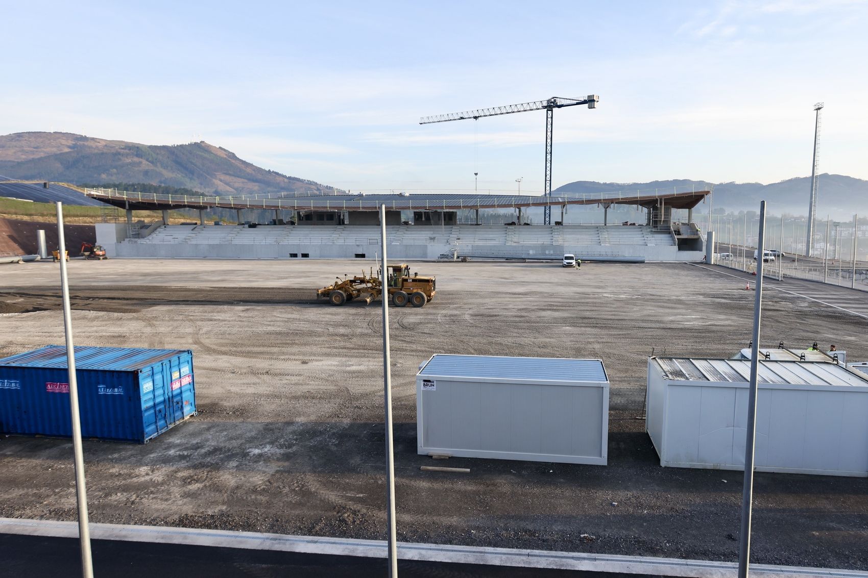 La ciudad deportiva de Areitio va tomando forma