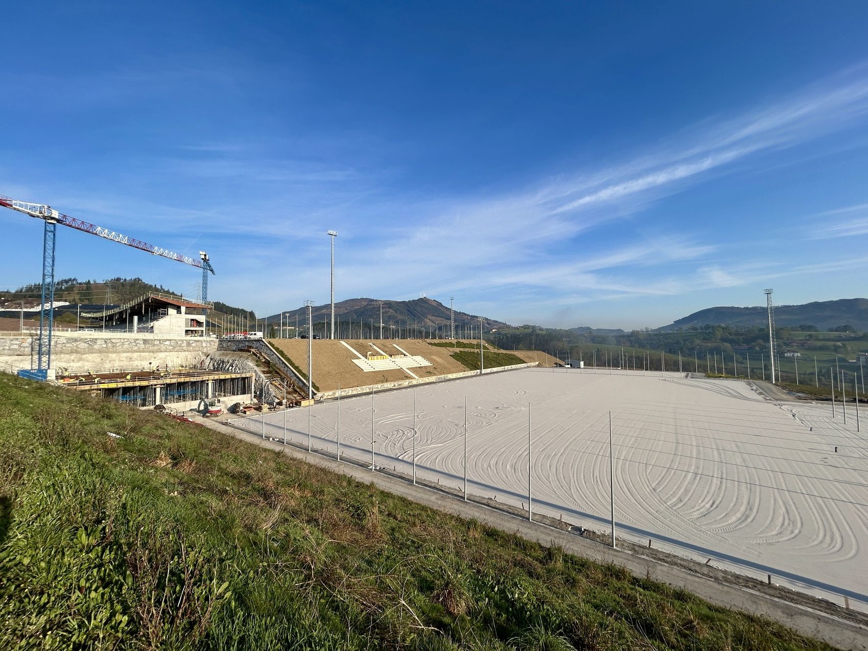 La ciudad deportiva de Areitio va tomando forma