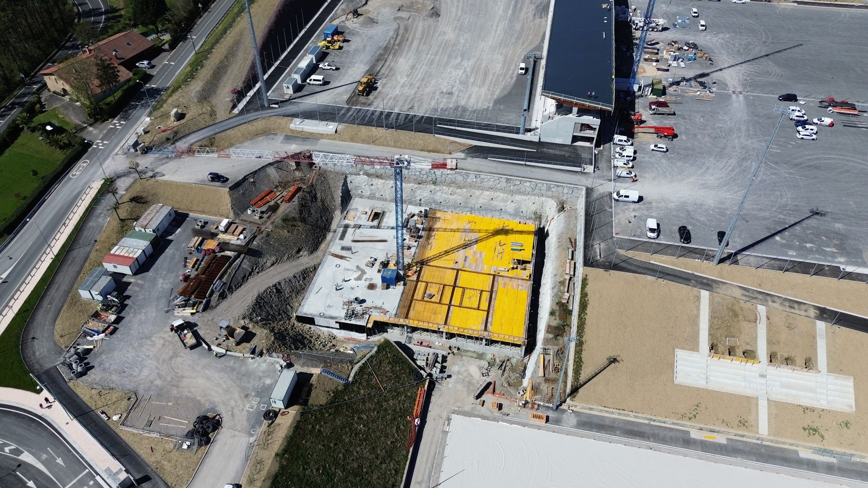 La ciudad deportiva de Areitio va tomando forma