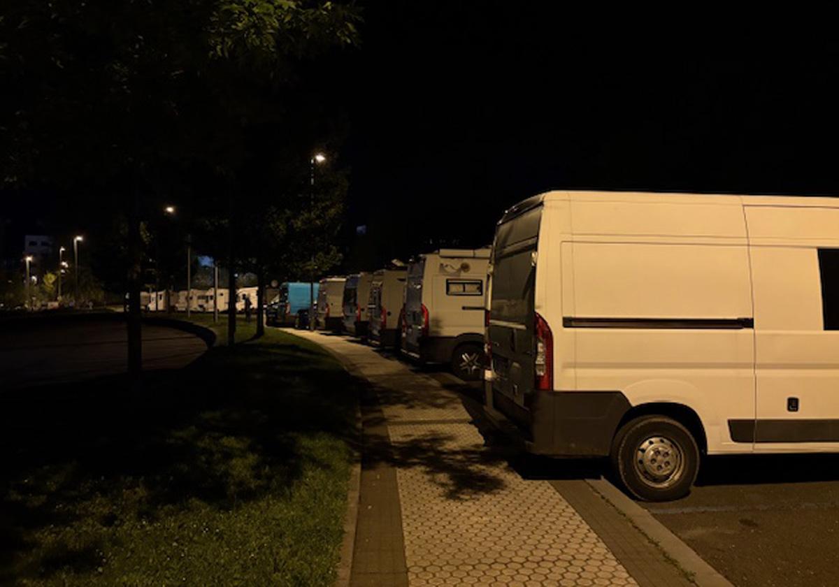 Vuelve la invasión de autocaravanas y furgonetas a Berio