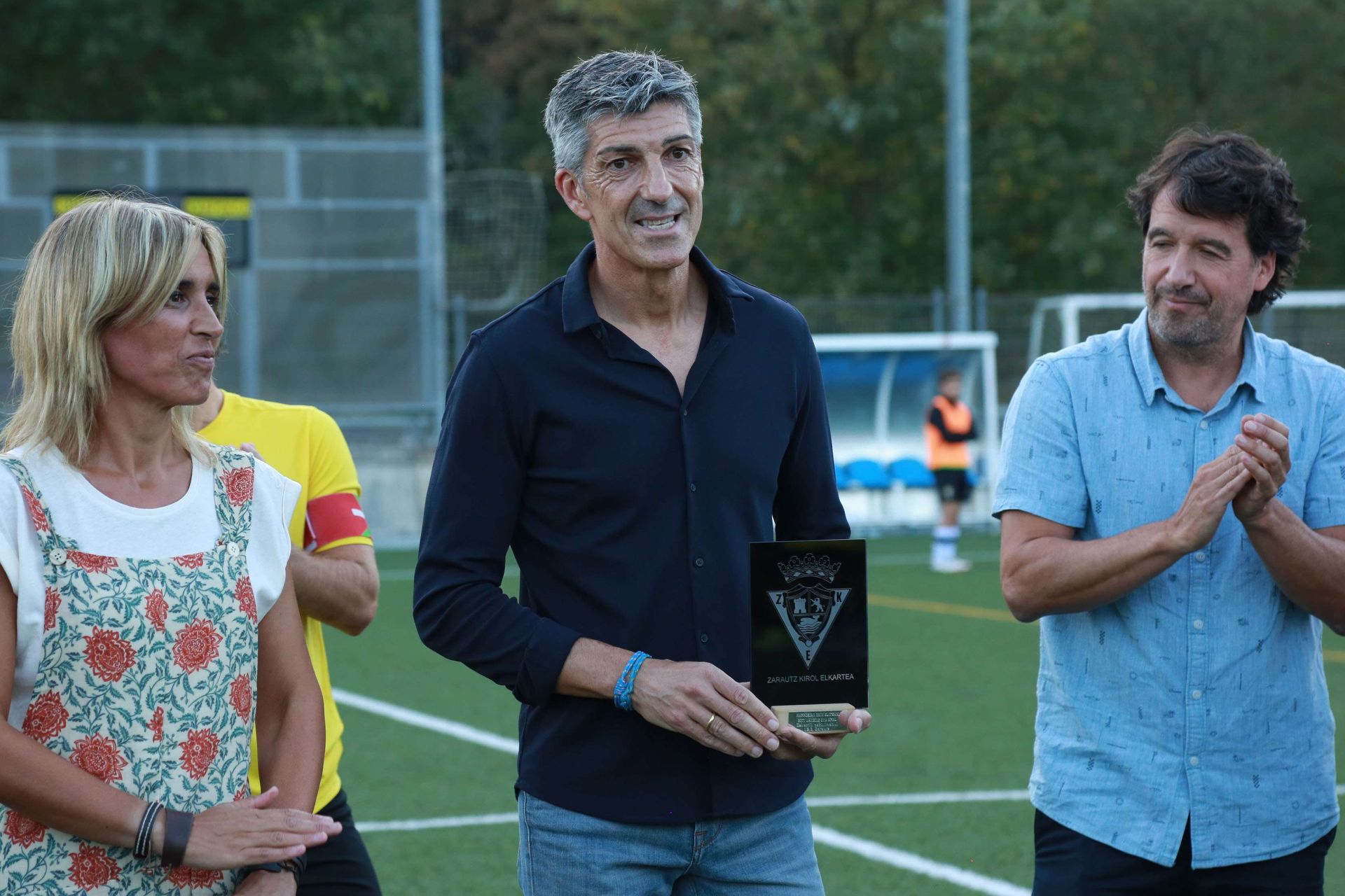 El técnico oriotarra fue homenajeado en su ciudad natal el 21 de septiembre de 2022.