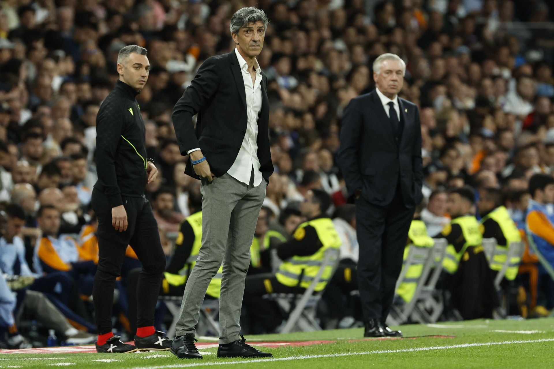 A punto estuvo el técnico oriotarra de repetir la hazaña ante el Real Madrid. Los realistas no fueron capaces de aguantar en la prórroga y cayeron eliminados en las semifinales de esta edición de la Copa del Rey (1 de abril de 2025).
