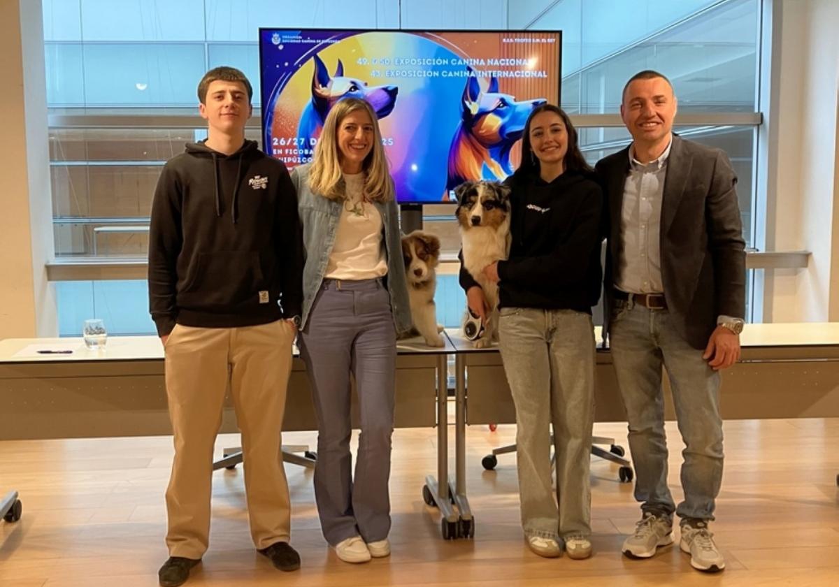 Más de 1.300 perros participarán en la doble cita de la Exposición Canina este fin de semana en Ficoba