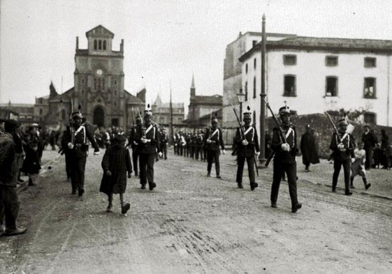 Calle del Padre Larroca en Gros.