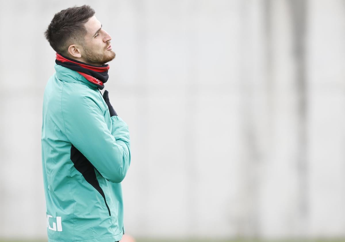 Sancet sigue de baja en un Athletic que centra su mirada en el Manchester United