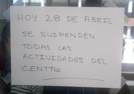 Suspensión de las actividades en la facultad de ciencias del campus de Leioa.
