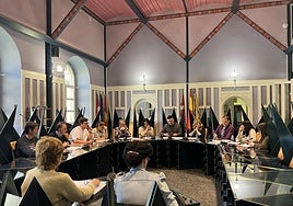 Pleno extraordinario celebrado el martes por la tarde, en el Ayuntamiento de Zumarraga.