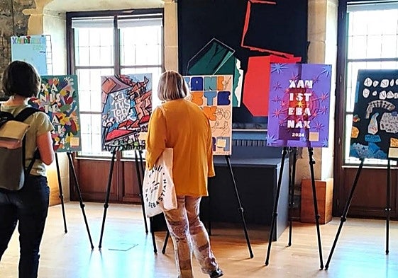 La exposición que permitió contemplar los diferentes carteles presentados hace un año a concurso.