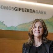 Isabel Orbe, en la sede de la asociación Contra el Cáncer en Gipuzkoa de Donostia.