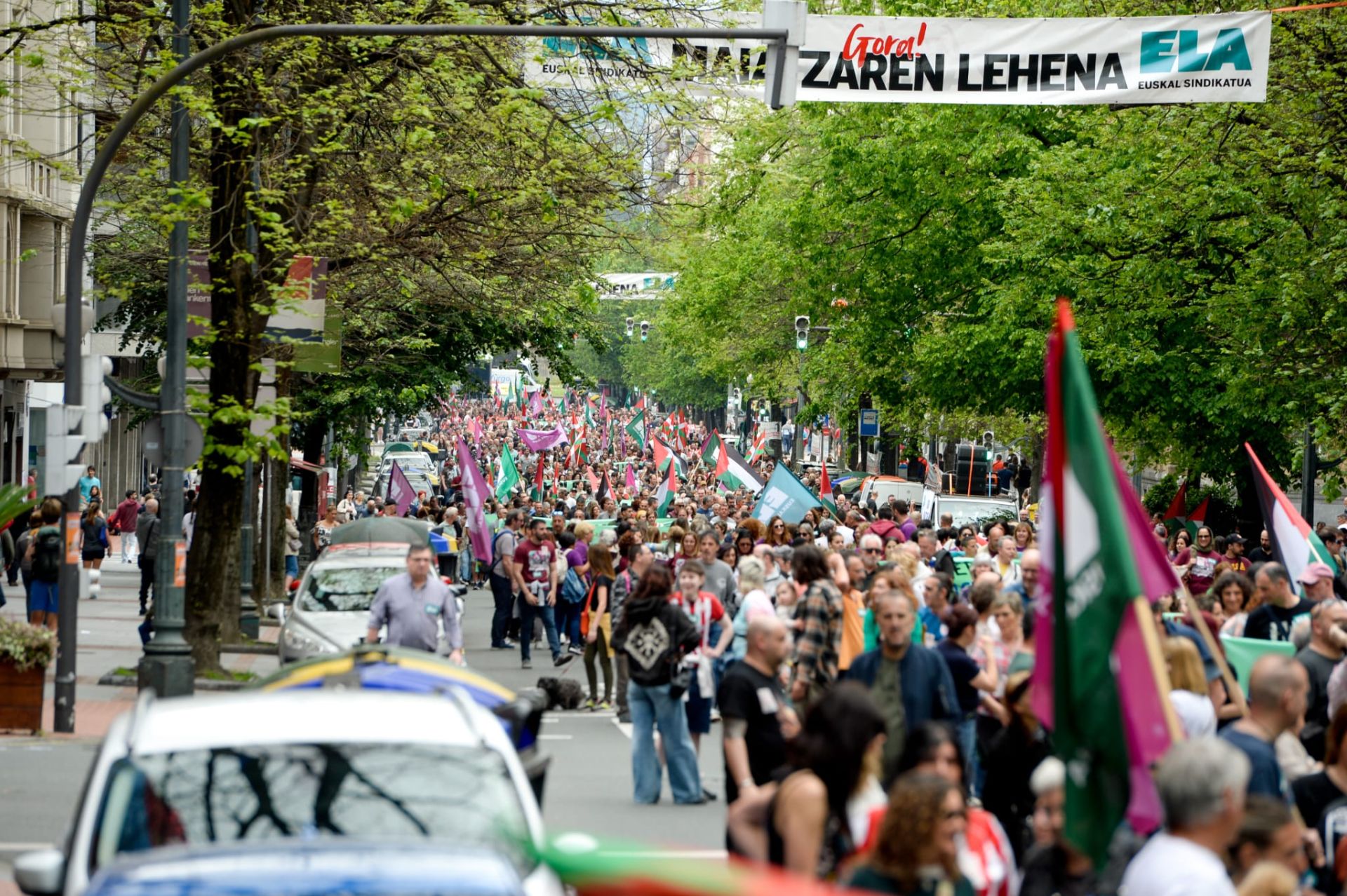 La marcha del 1 de Mayo en Euskadi