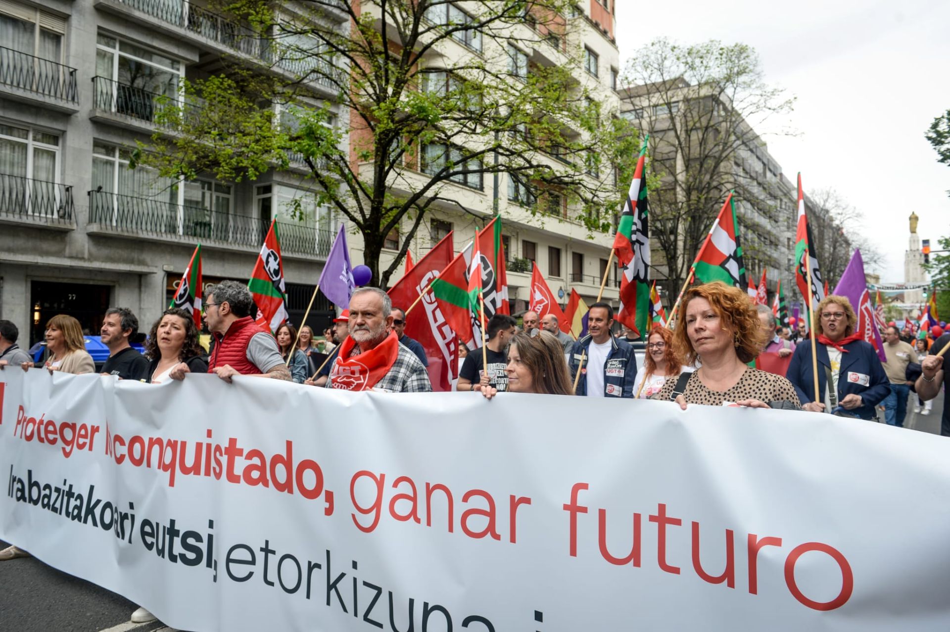 La marcha del 1 de Mayo en Euskadi