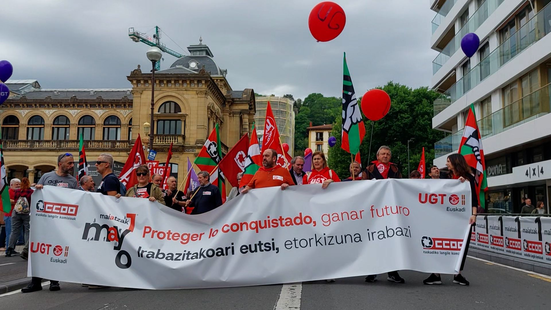 La marcha del 1 de Mayo en Euskadi