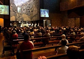 La arquitectura de Arantzazu se mostrará a los niños.