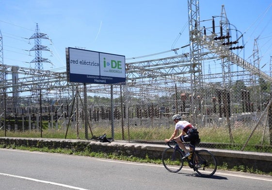 Subestación eléctrica del barrio Zikuñaga de Hernani.