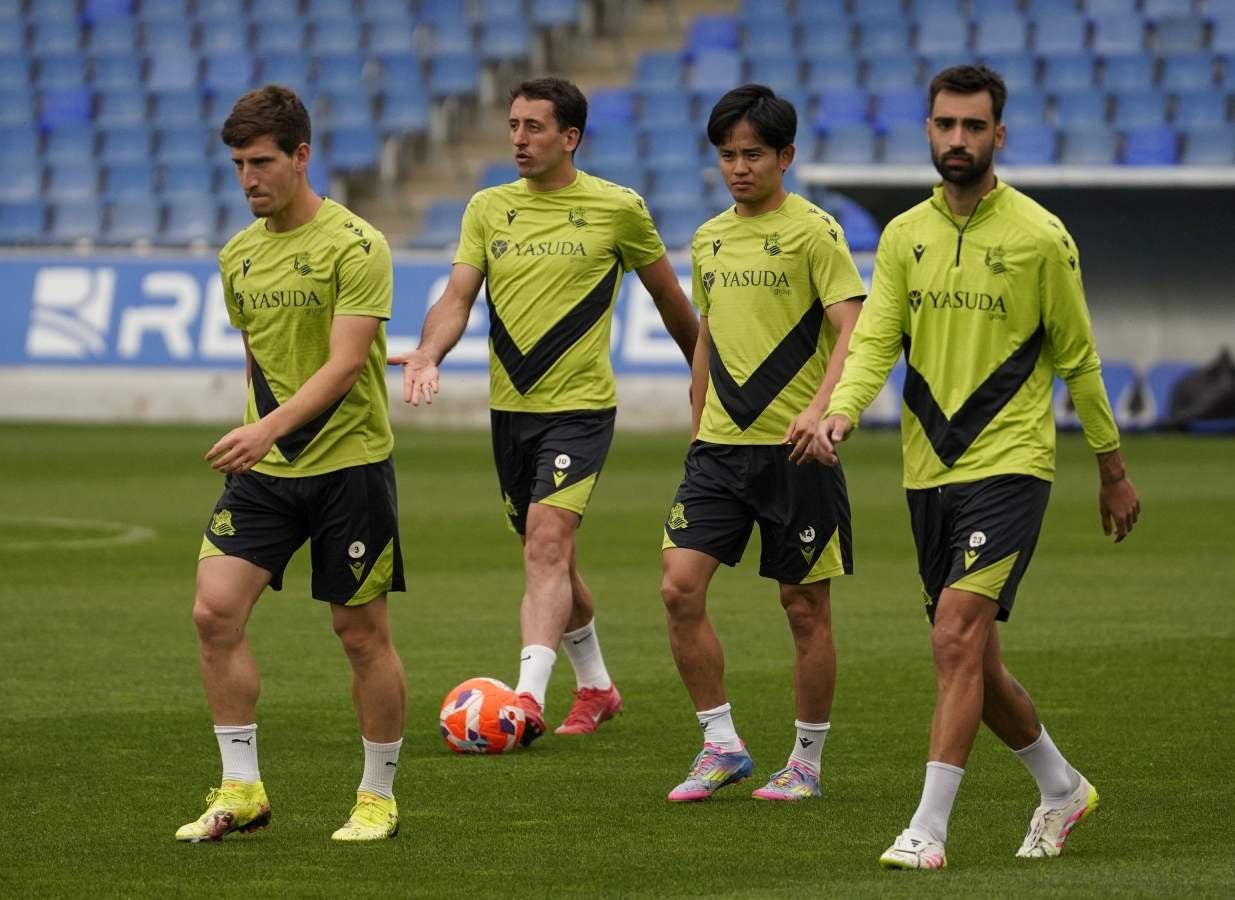 La Real Sociedad prepara el derbi