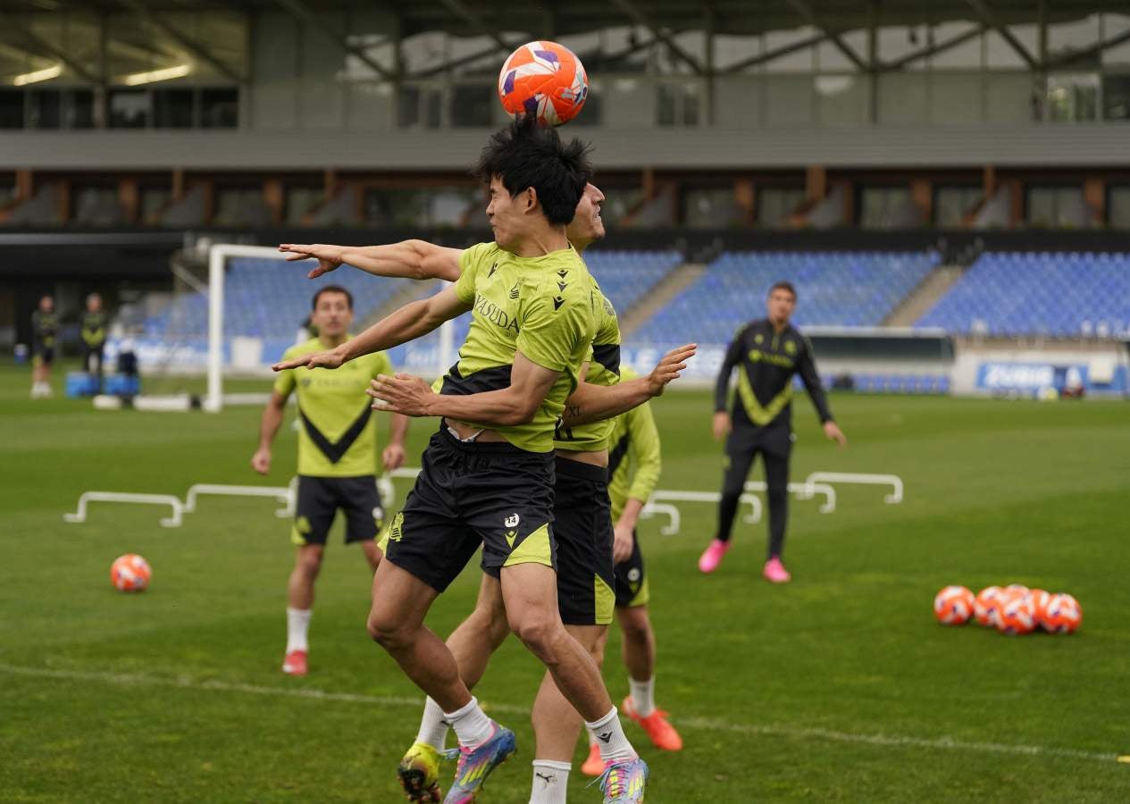 La Real Sociedad prepara el derbi