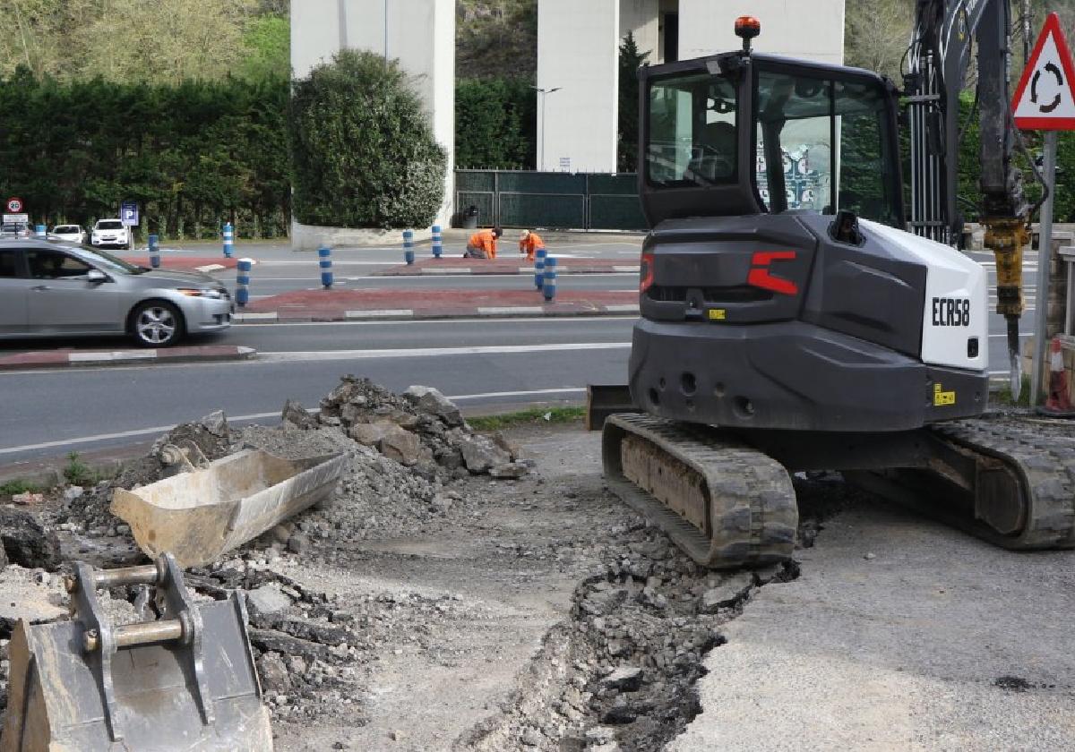 A partir de mañana se producirán cortes alternos en los carriles de la N-634 a la altura de Usatorre