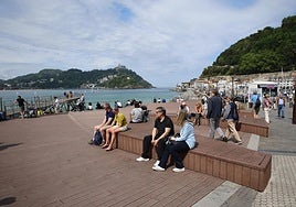 Donostiarras y visitantes, este domingo en el Náutico.