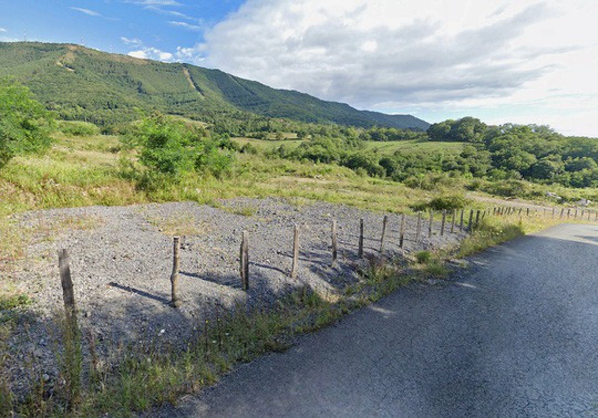 Zona de Zalunborda, en Gaintxurizketa, a la que se refiere el PSE-EE local.
