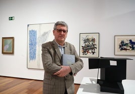 Fernando Golvano, en el Museo de San Telmo.