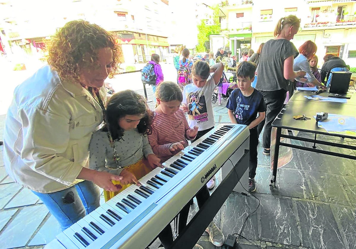 La Musika Eskola sacará los instrumentos a la calle en la jornada de puertas abiertas de este jueves