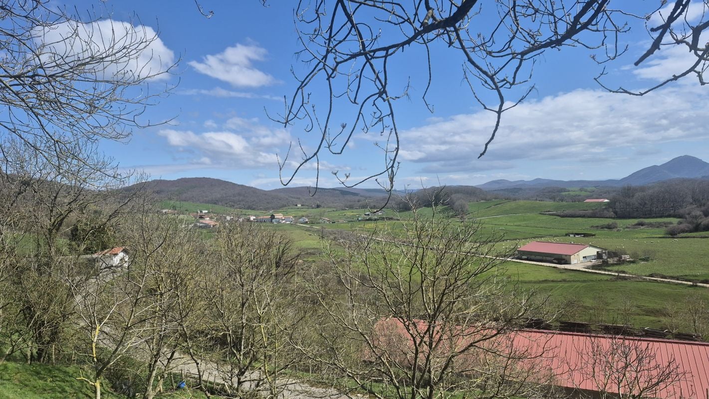 Un rincón silencioso en el valle de Larraun