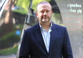 Juan Luis Manfredi, en la Cámara de Comercio de Gipuzkoa.