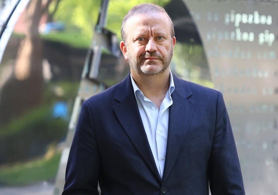 Juan Luis Manfredi, en la Cámara de Comercio de Gipuzkoa.