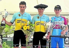 Beñat Sainz Astigarragako podiumean.