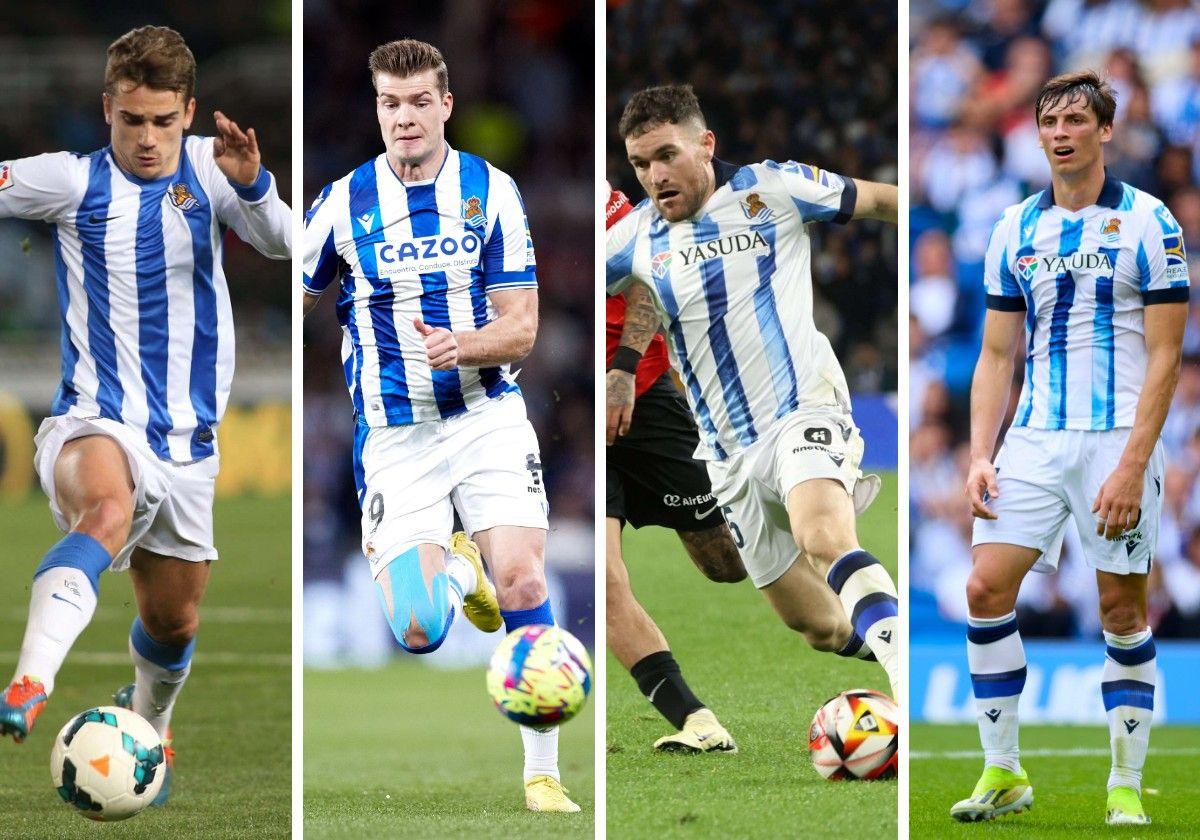 531 partidos y 82 goles en la Real en las filas colchoneras