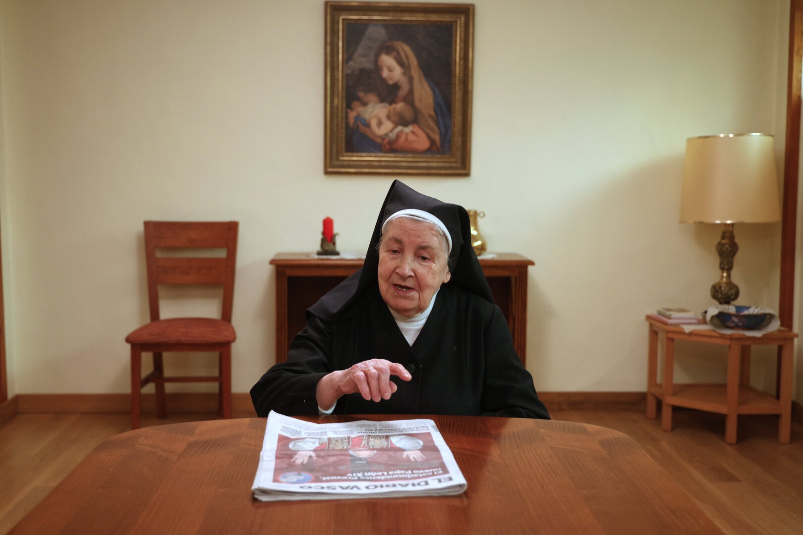 Sor Rosalía, la monja agustina de Errenteria que conoció al papa León XIV