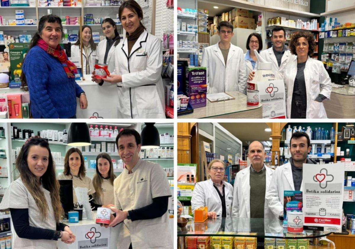 Una treintena de farmacias se unen a la campaña Botika Solidarioa de Cáritas Goierri
