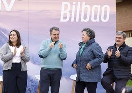 Esteban, ayer en Bilbao.