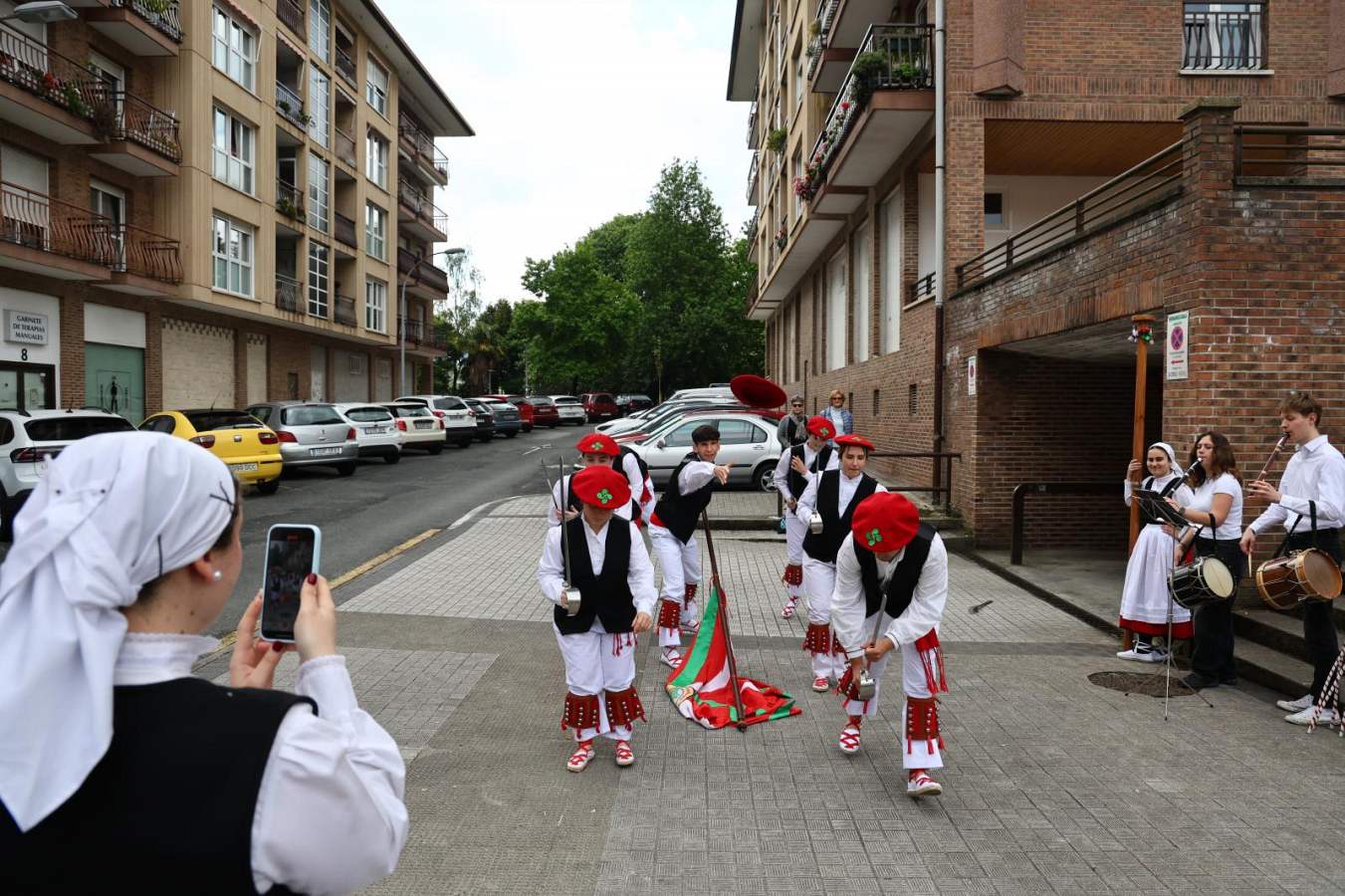 Gran fiesta de Dantzari Astea en Hernani