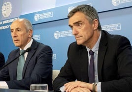 Josu Erkoreka y Jonan Fernández, ahora asesores, durante su etapa como altos cargos en el Gobierno Vasco.